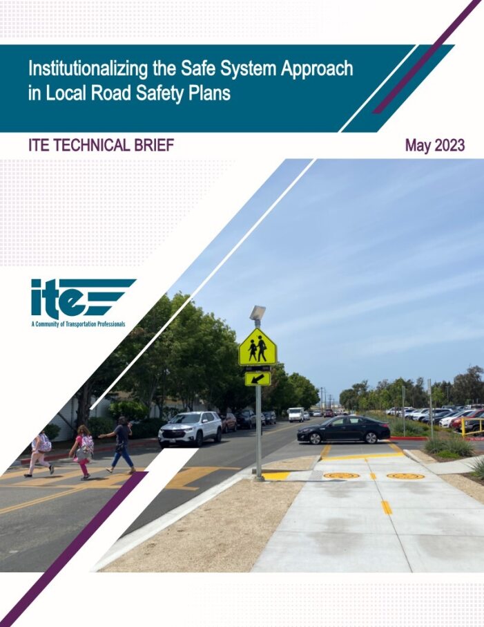 Institutionalizing the Safe System Approach in Local Road Sa